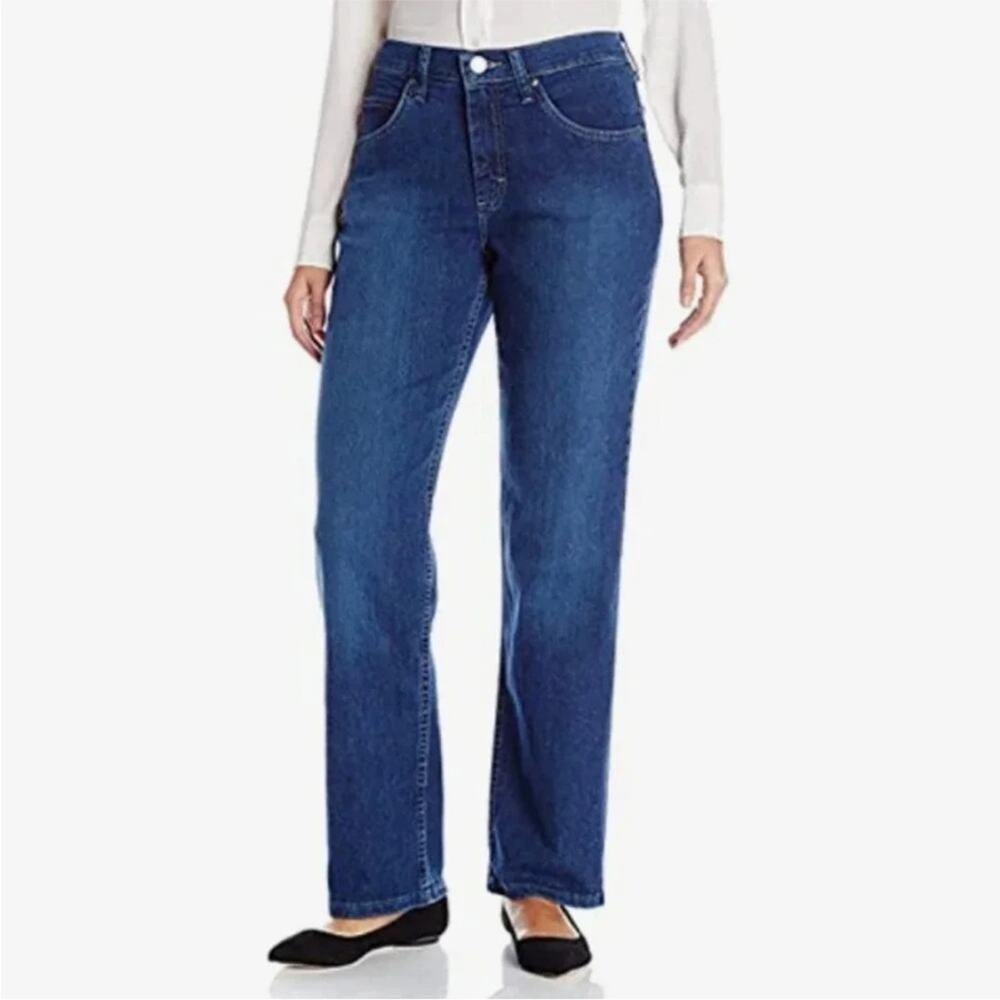 Lee Women's Straight Leg Blue Jeans